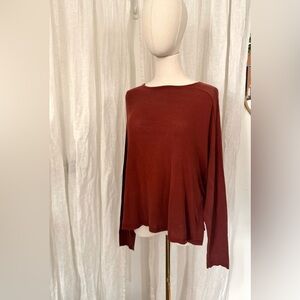 Eileen Fisher Rust Orange Sweater